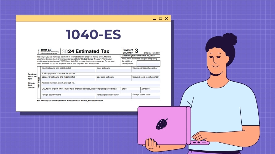 Federal 1040-ES Tax Form